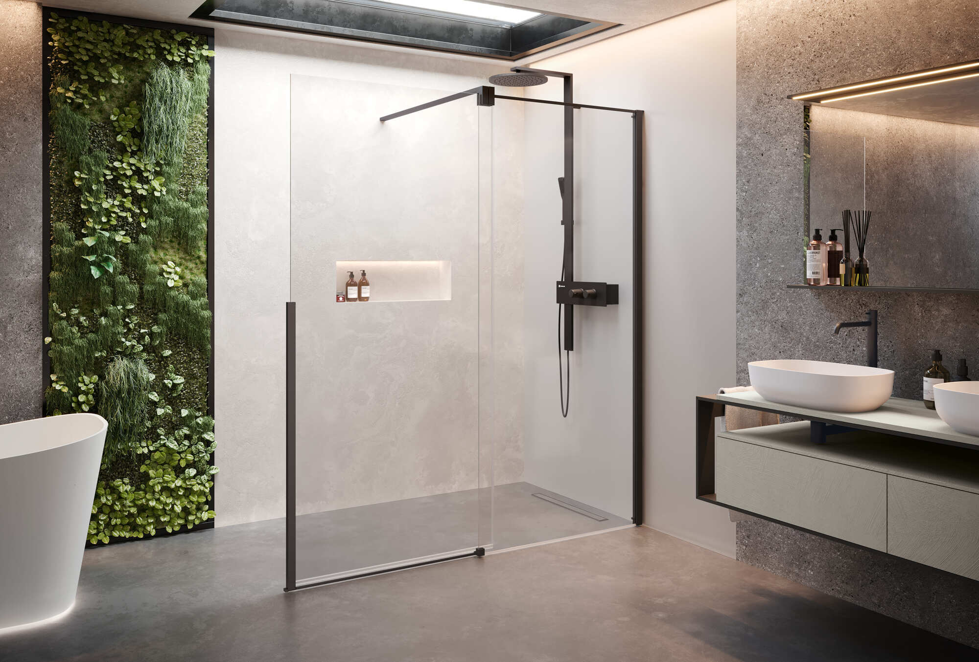 Douche à l’italienne: les avantages et les inconvénients expliqués par Novellini