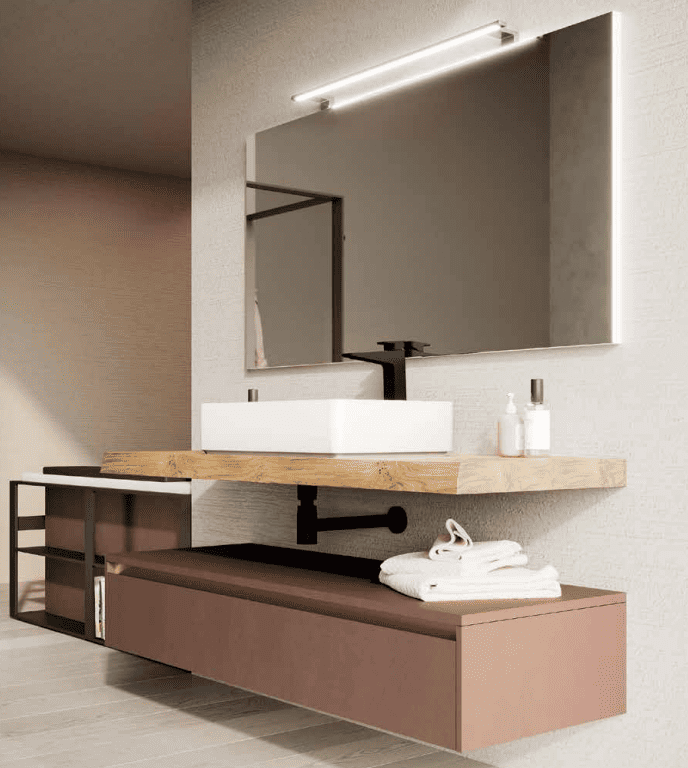 colore-materiali-bagni Couleurs et matériaux : les dernières tendances pour des salles de bains modernes et colorées