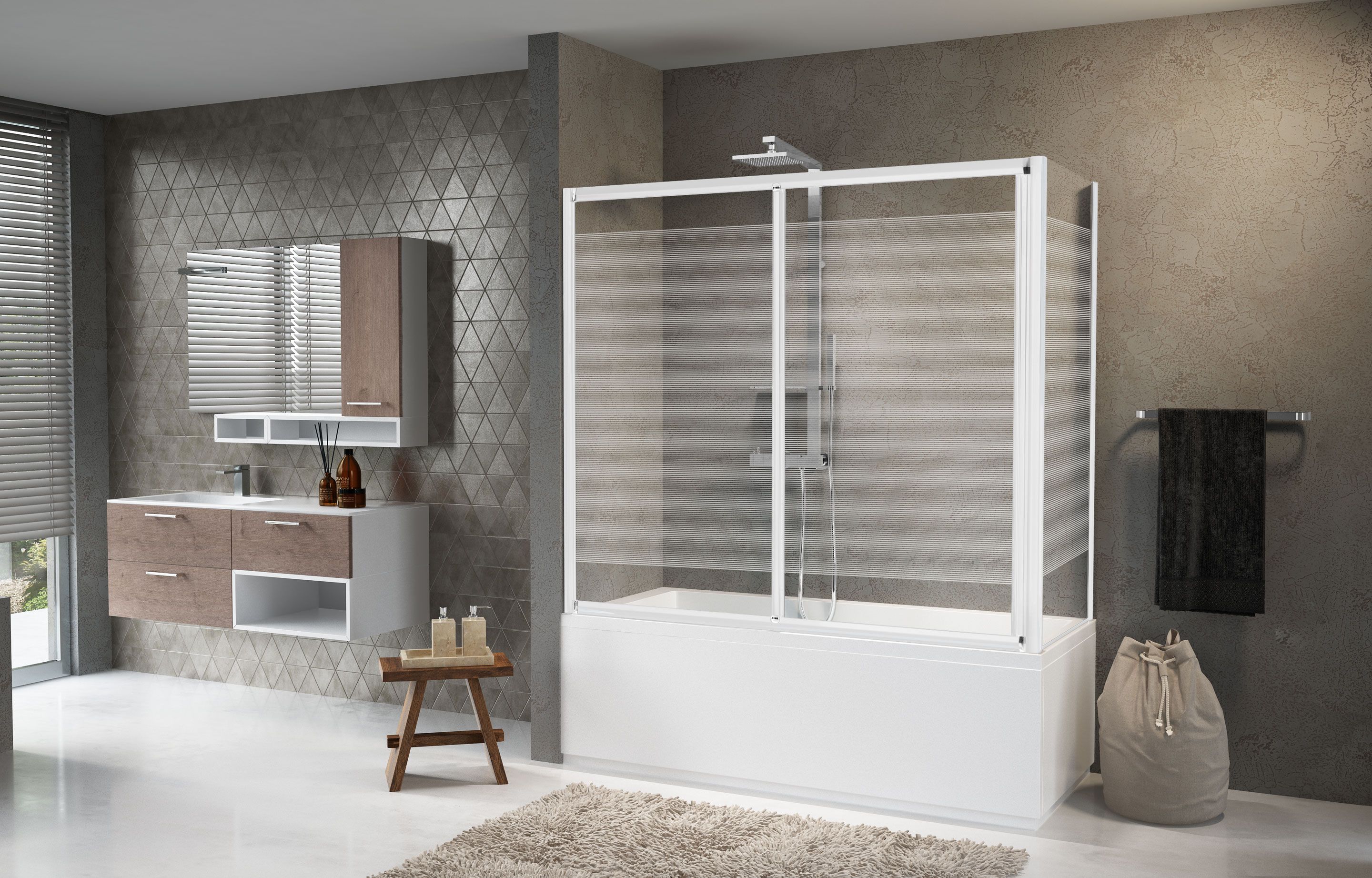 Pare-baignoires - Aurora 2PV4+F