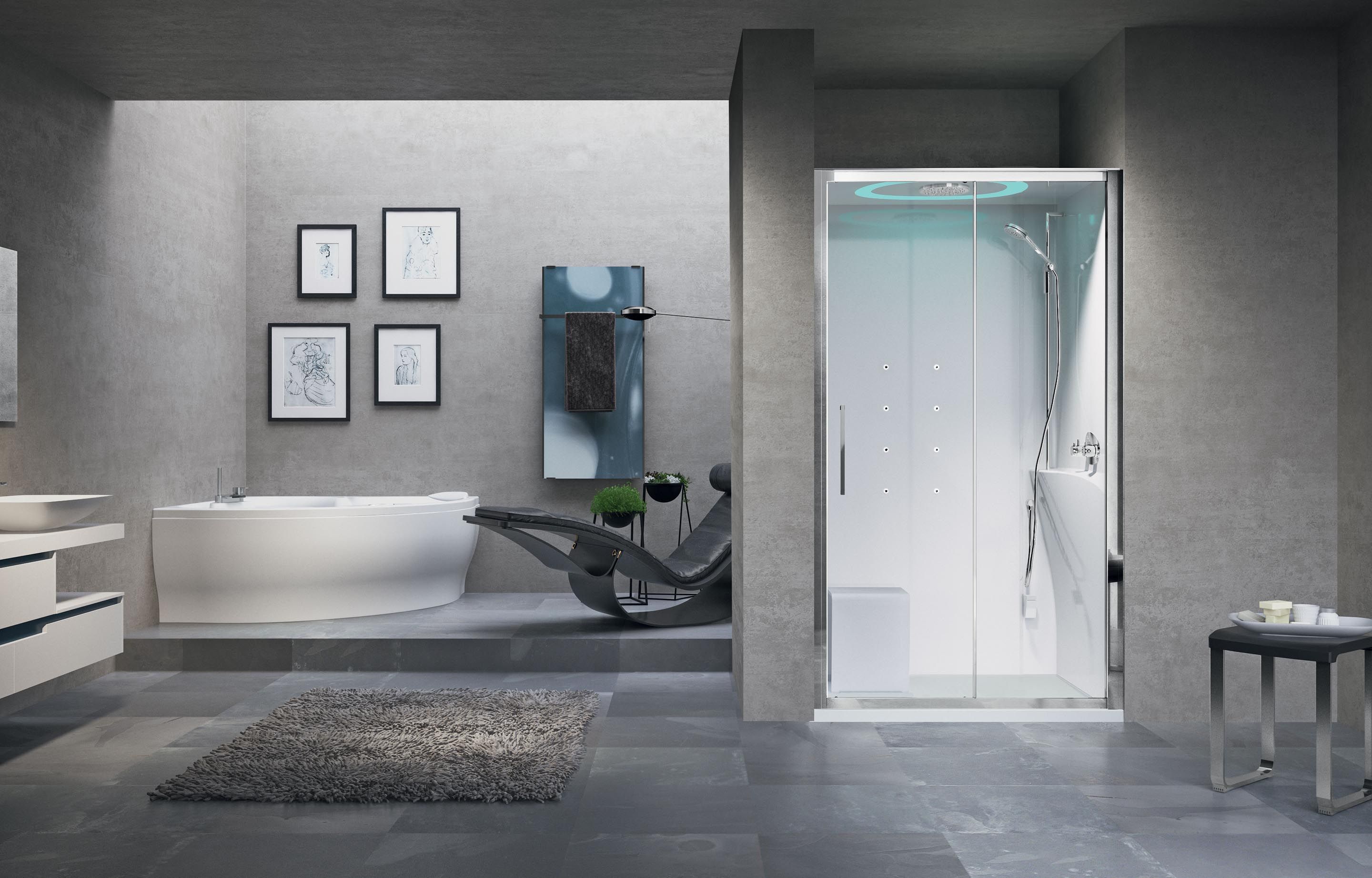 Cabines de douche - Eon 2P en niche