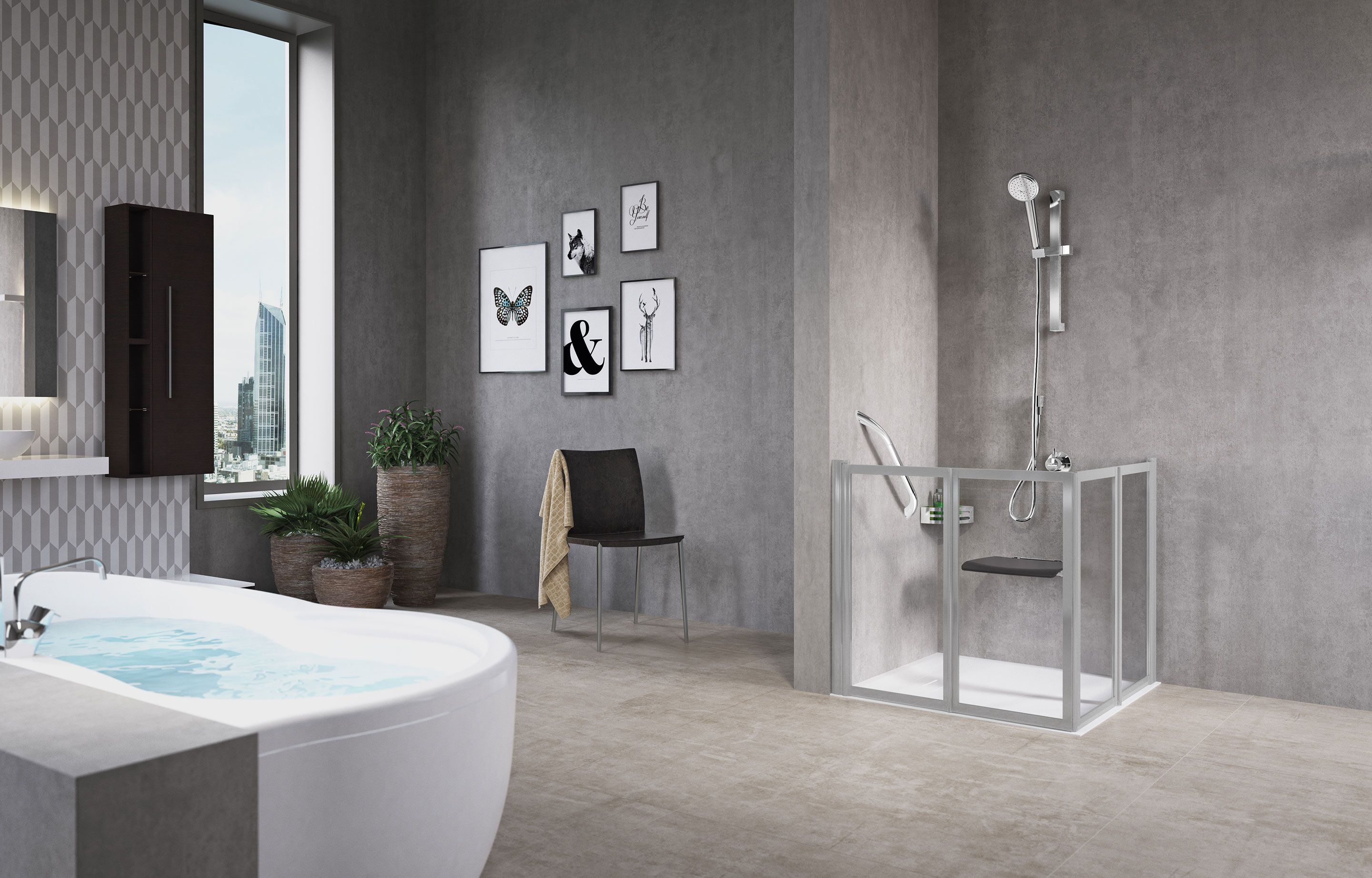 Parois de douche - Free 2 A version basse
