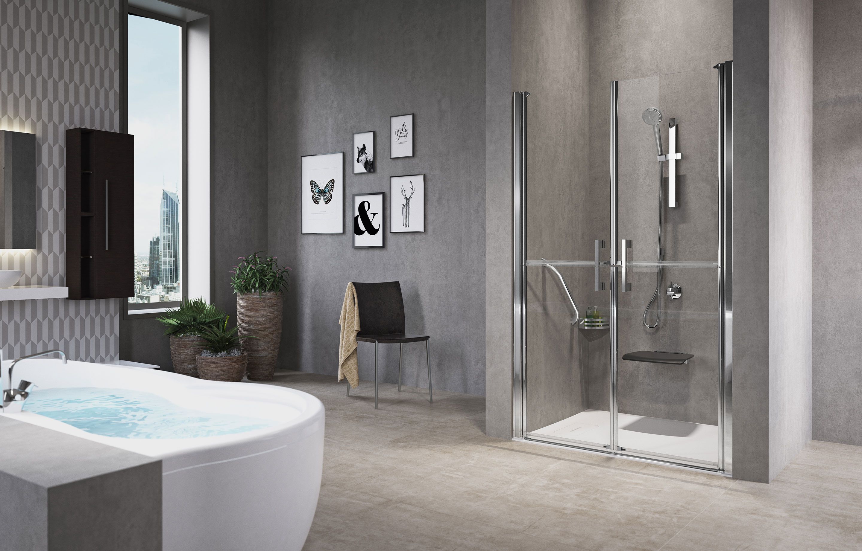 Parois de douche - Free 1 2B