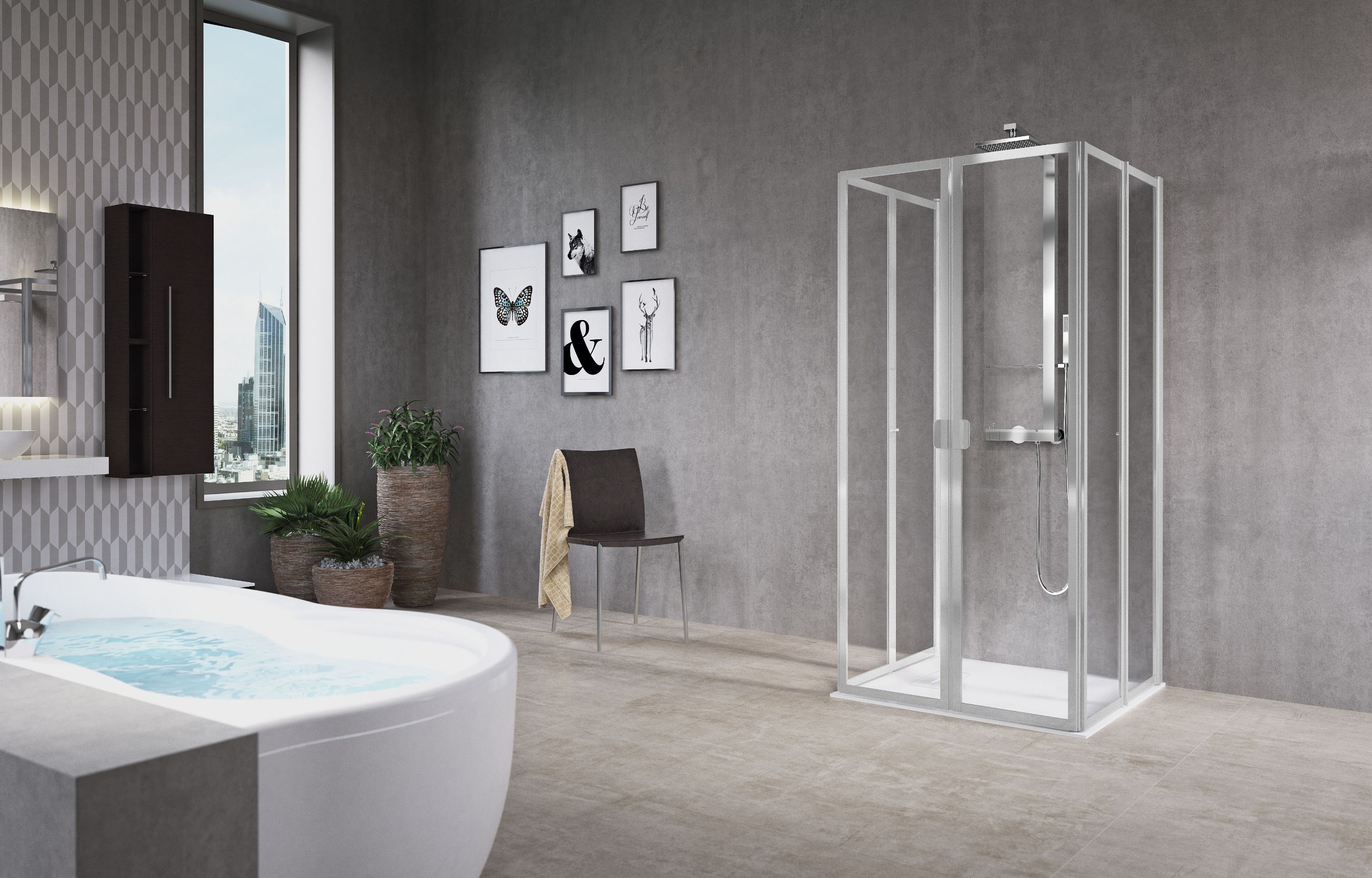 Parois de douche - Free 2 U version haute