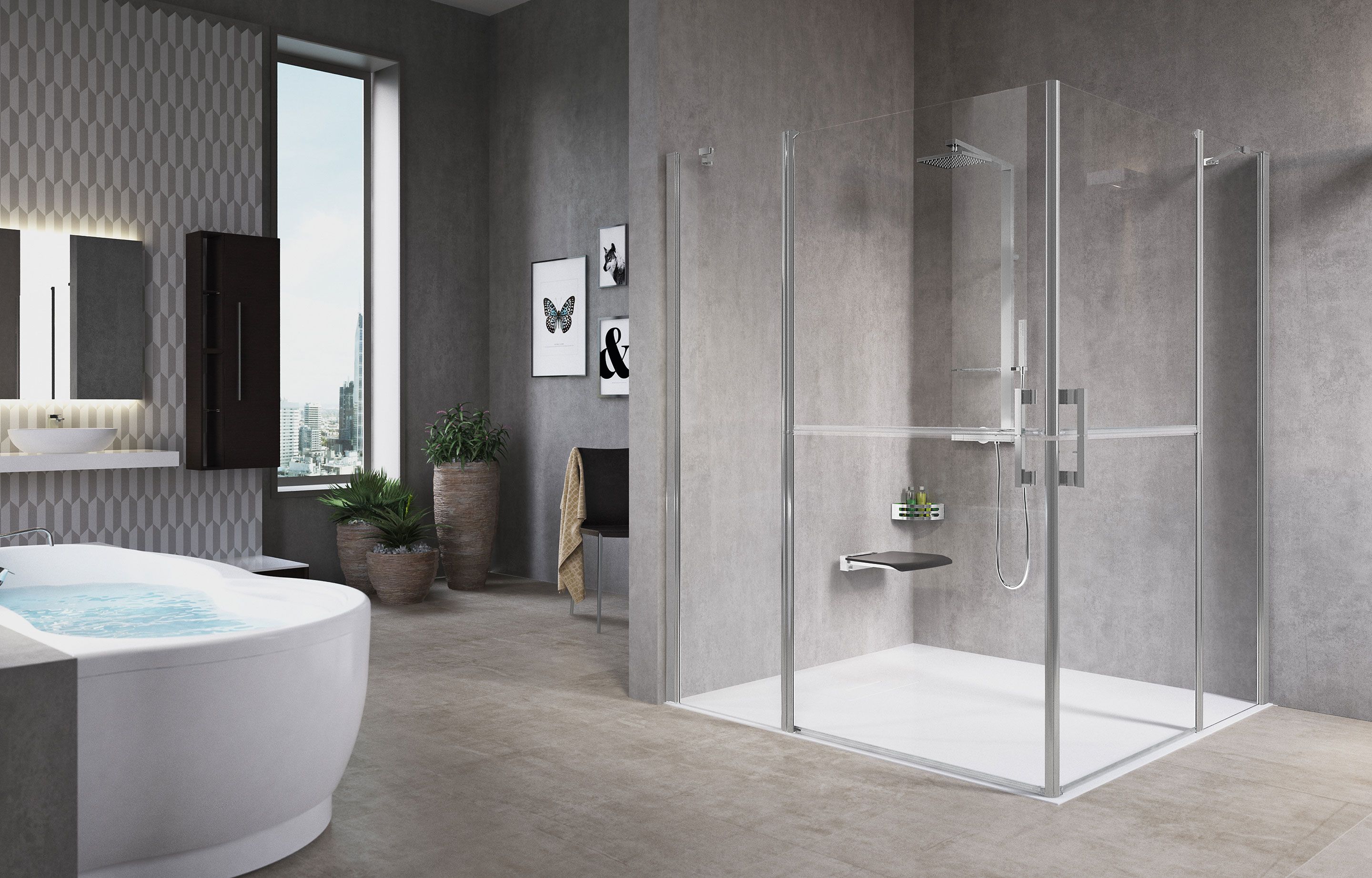 Parois de douche - Free 1 A