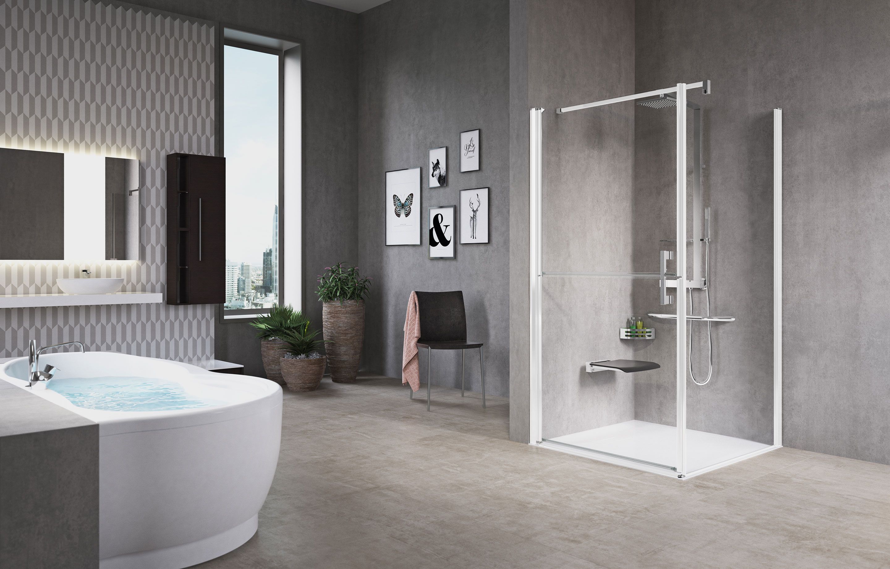 Parois de douche - Free 1 G+F