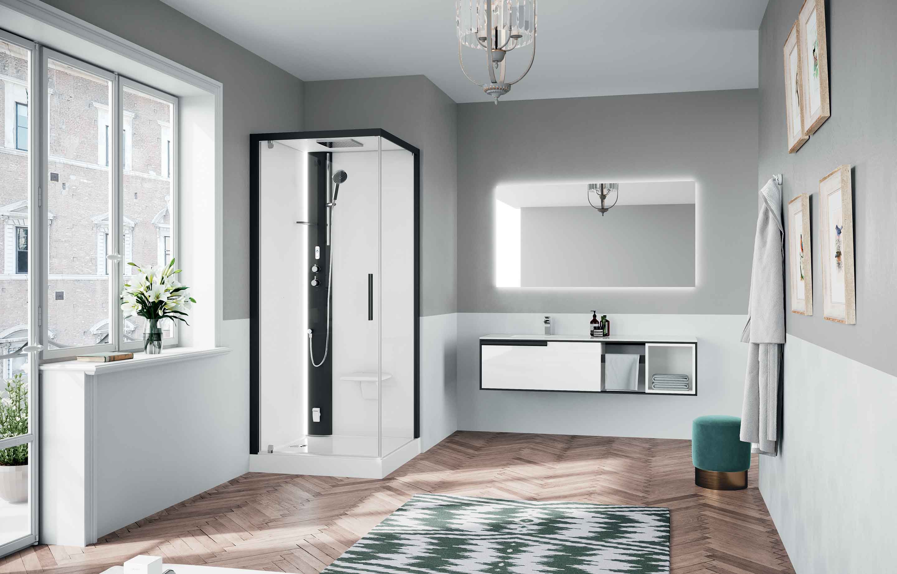 Cabines de douche - Glax 1 G+F
