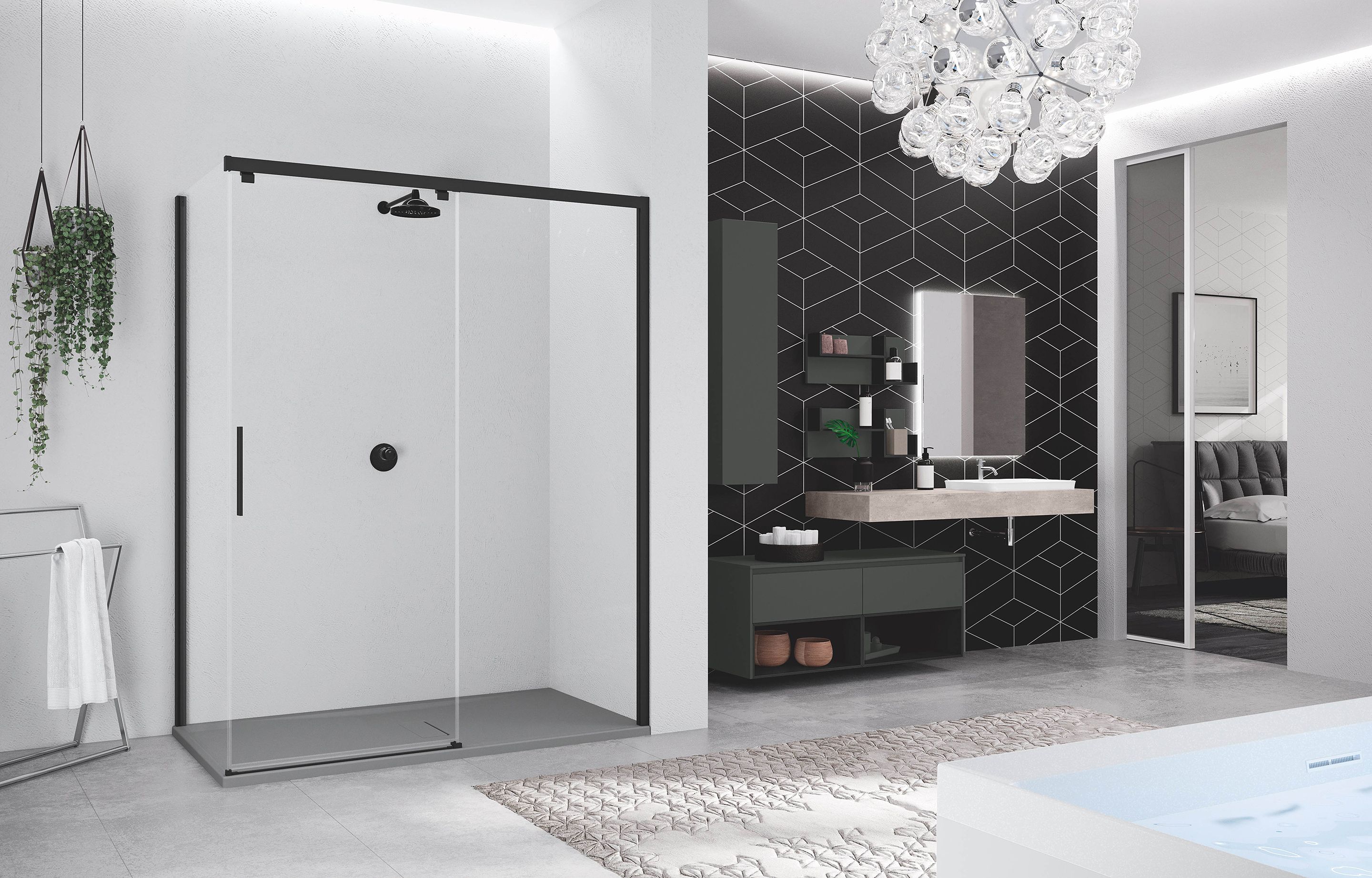 Parois de douche - Kuadra 2.0 PH+FH