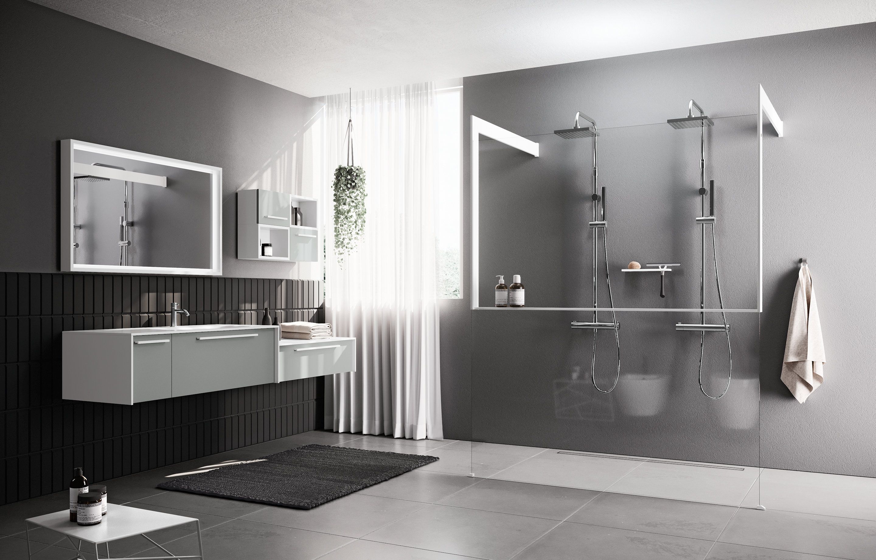 Espaces douche - Kuadra HF Frame