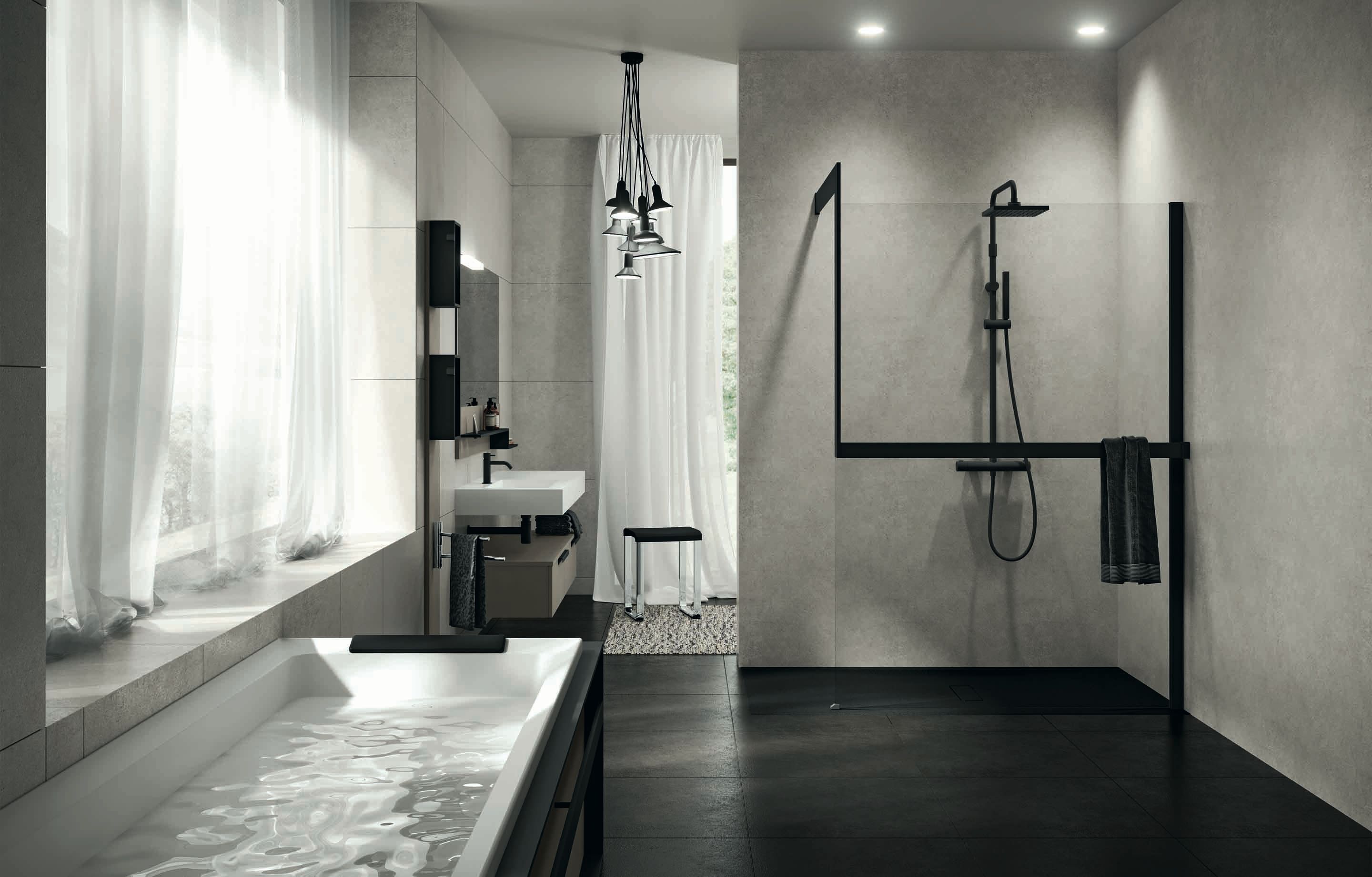 Espaces douche - Kuadra H - Kit Frame