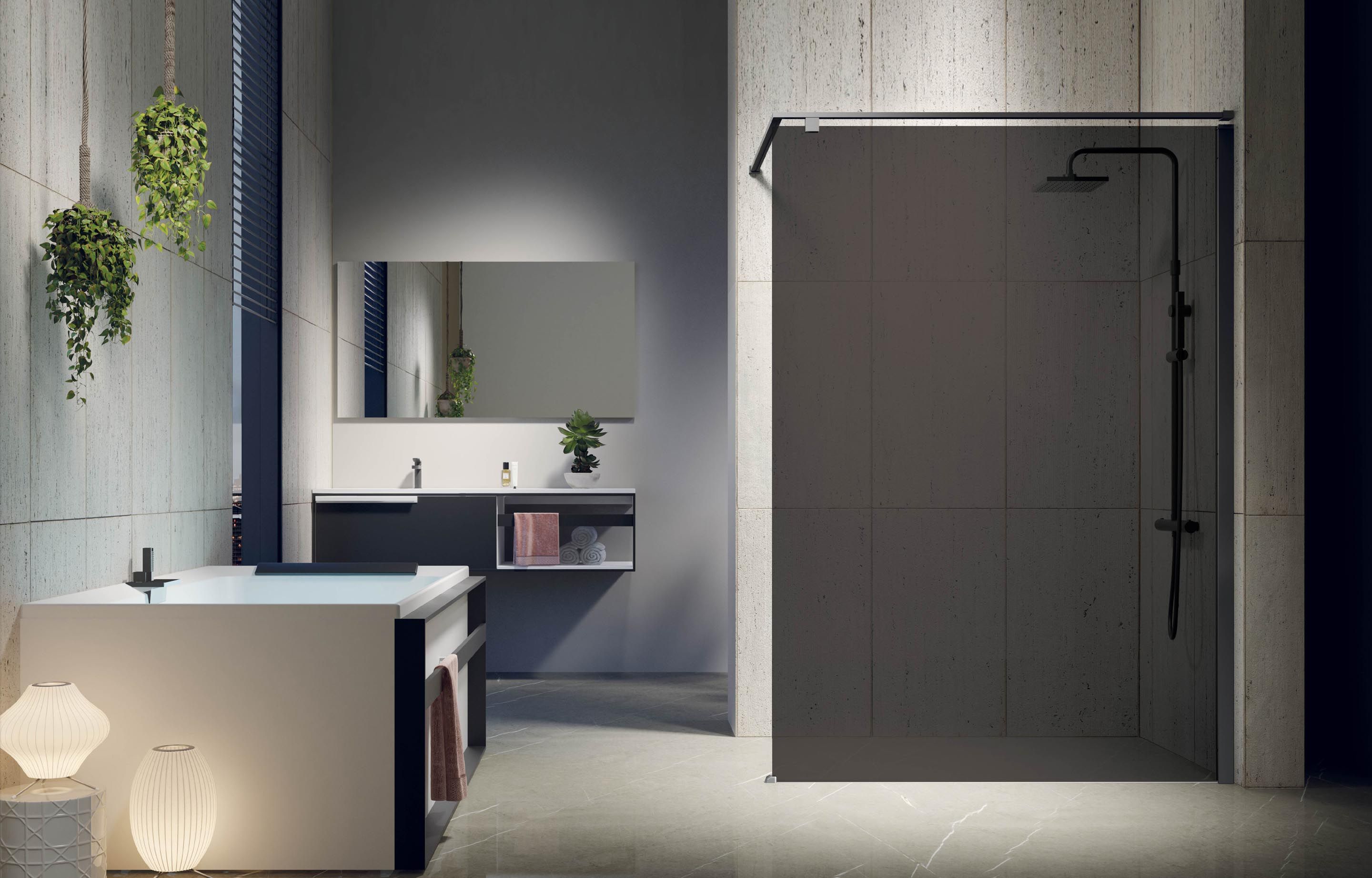 Espaces douche - Kuadra H - Fumè