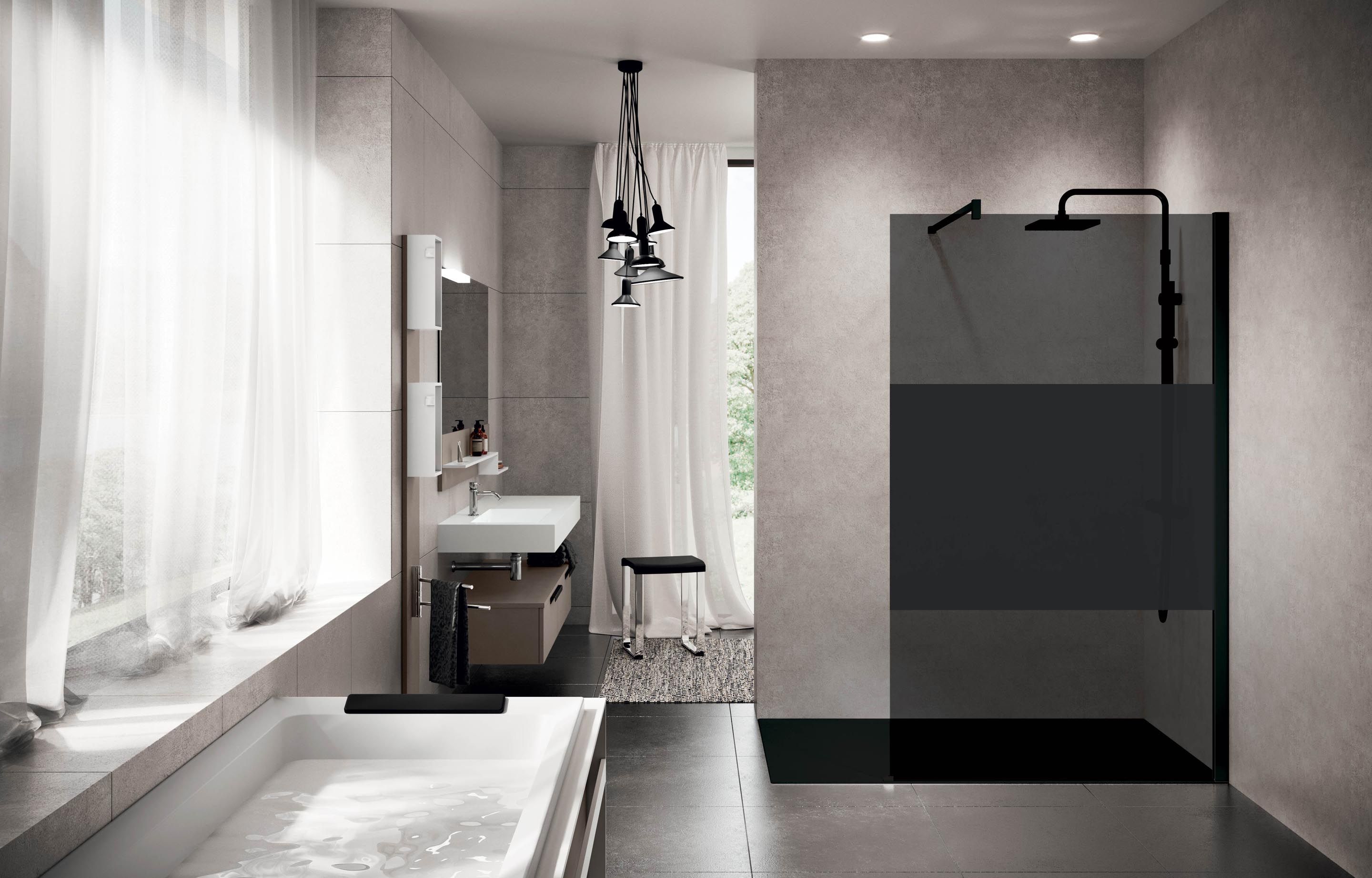 Espaces douche - Kuadra H - Fumè