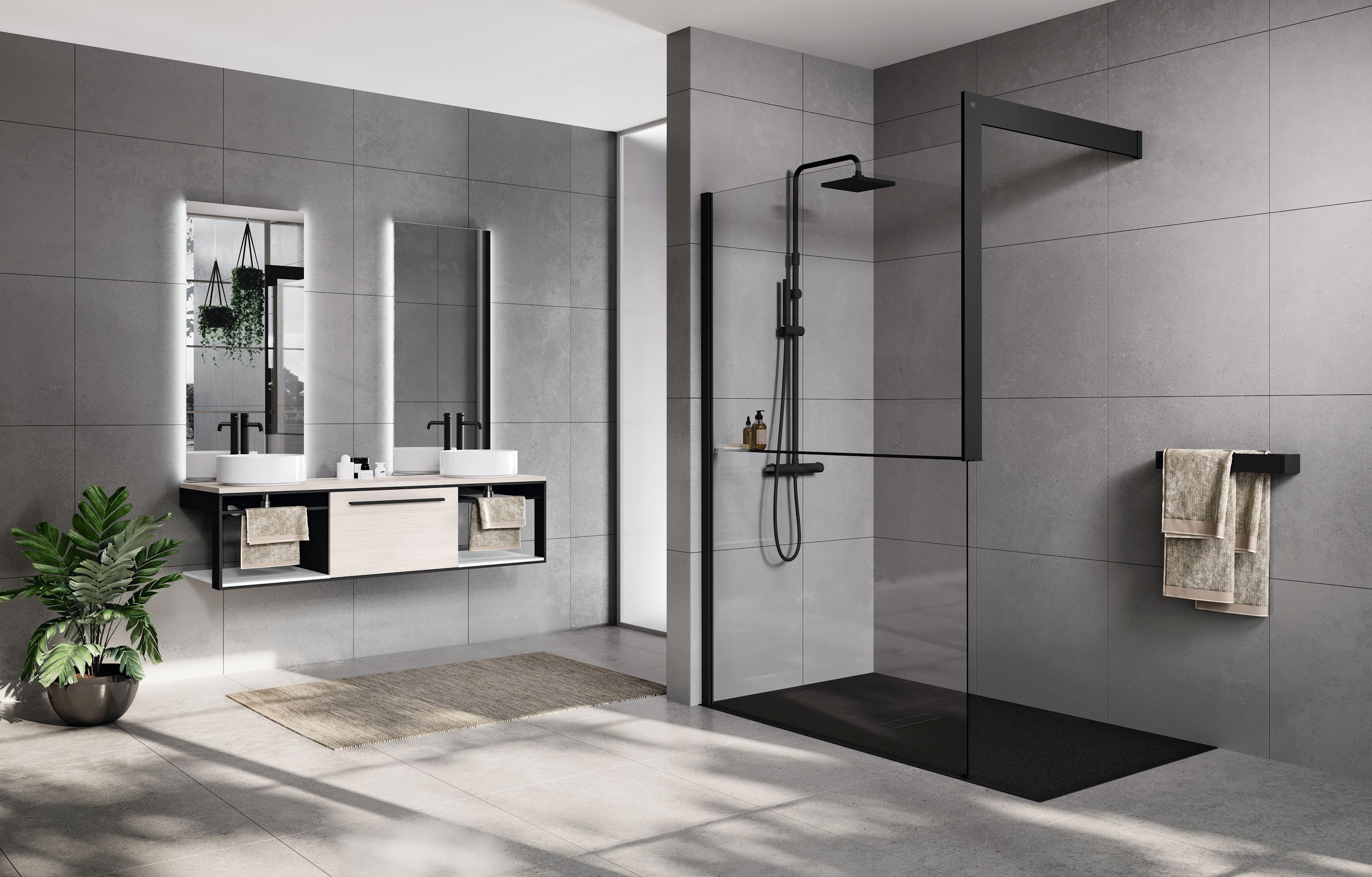 Espaces douche - Kuadra H Frame