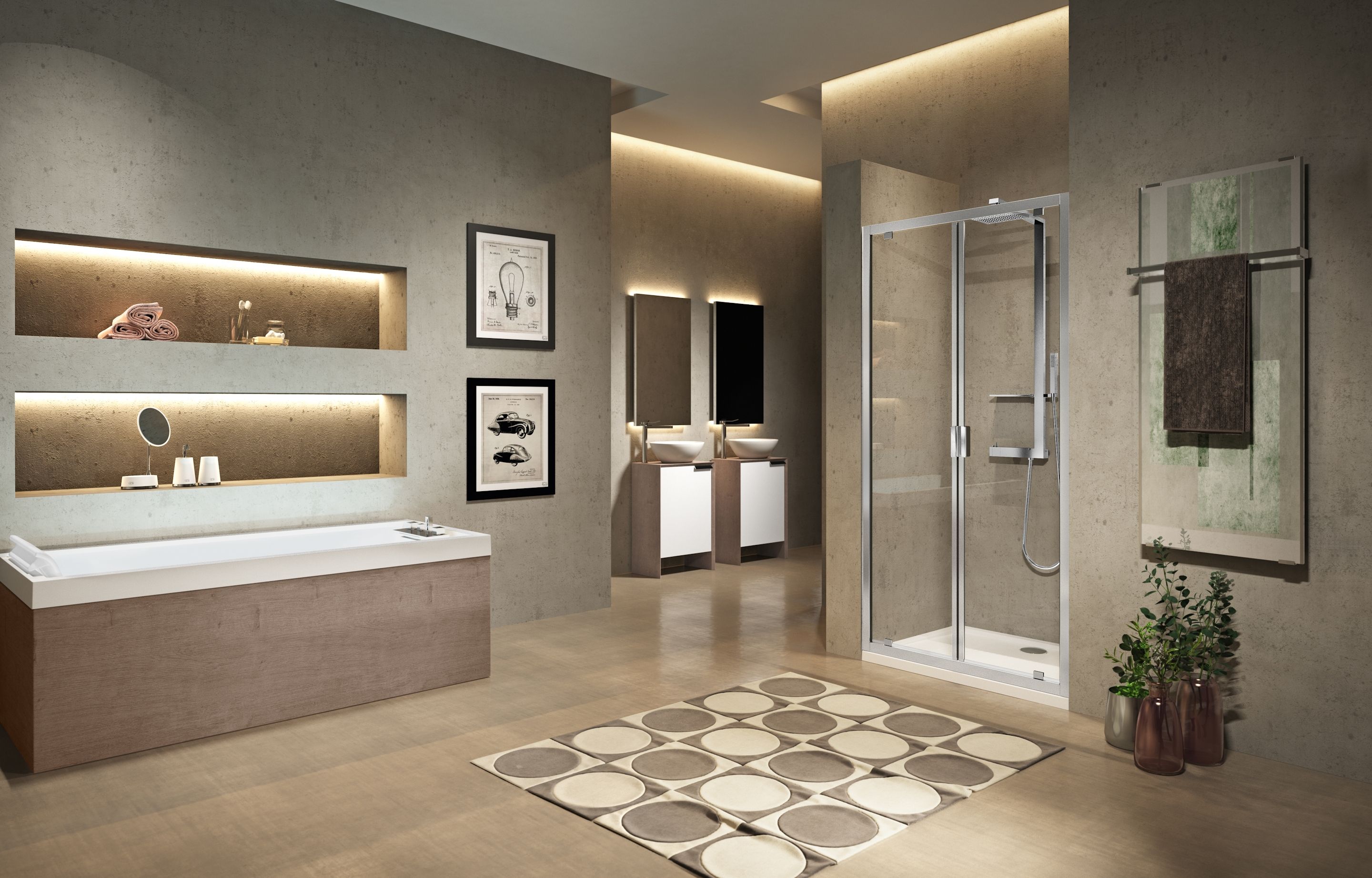 Parois de douche - Lunes 2.0 B
