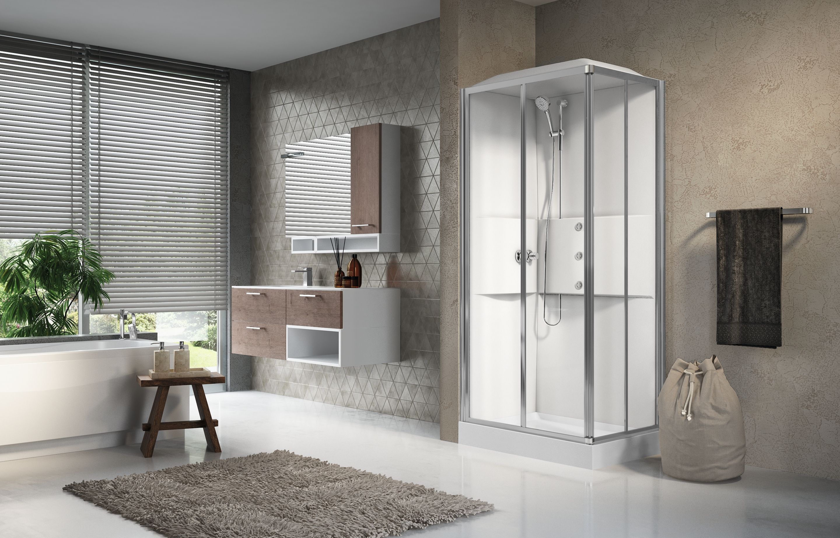 Cabines de douche - Media 2.0 A100X70