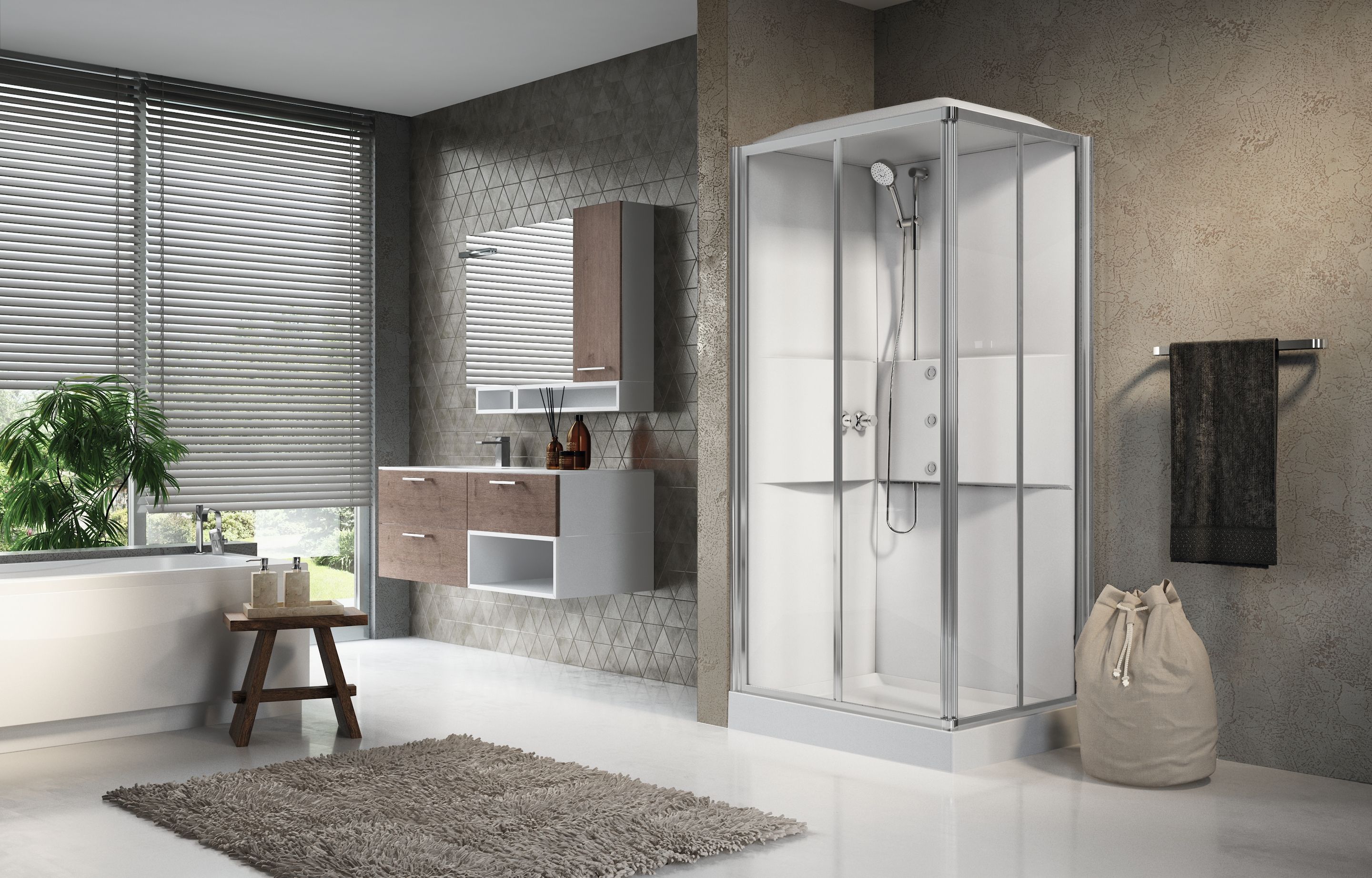 Cabines de douche - Media 2.0 A100X80