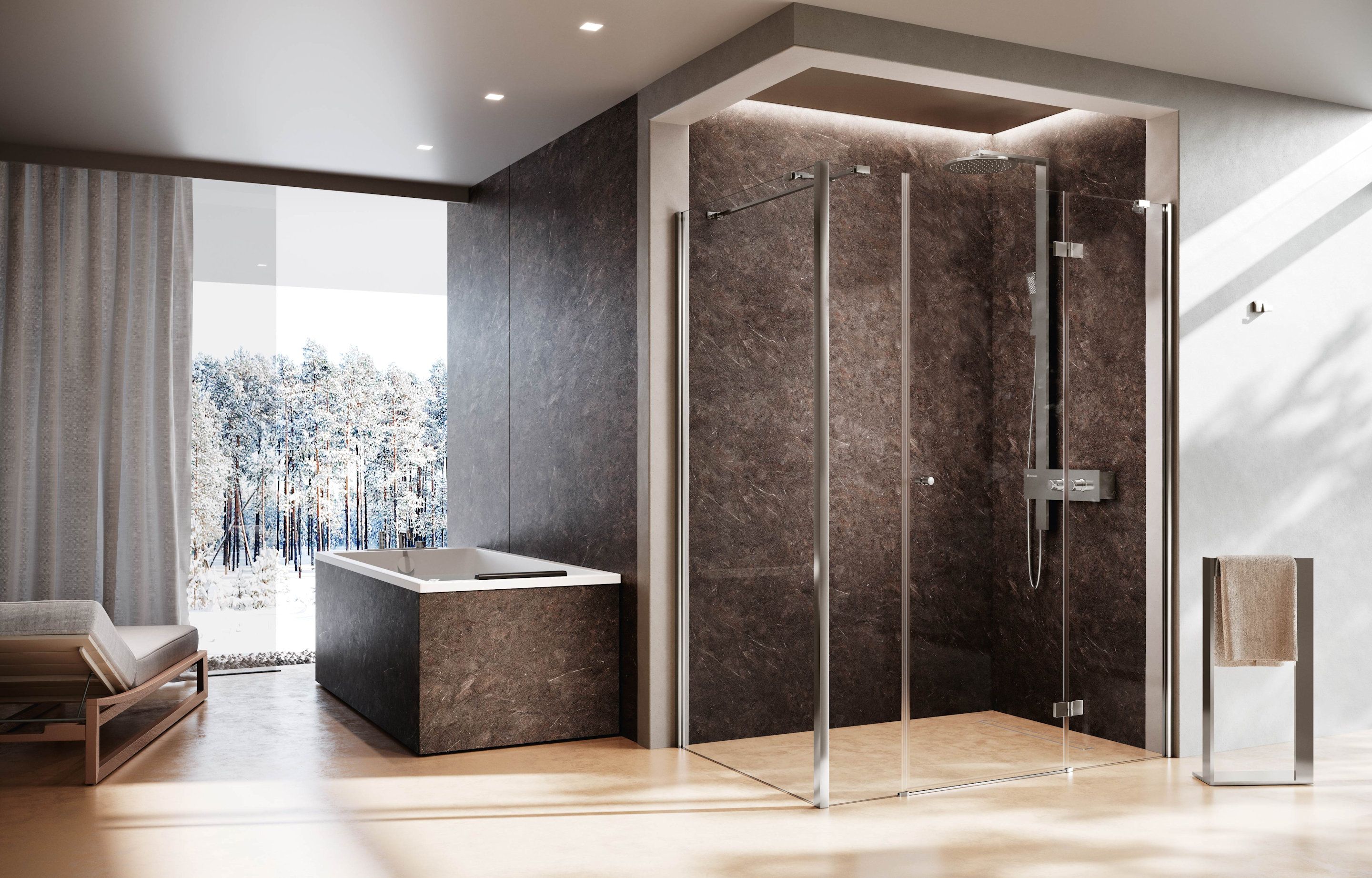 Parois de douche - NH G+F en alignement