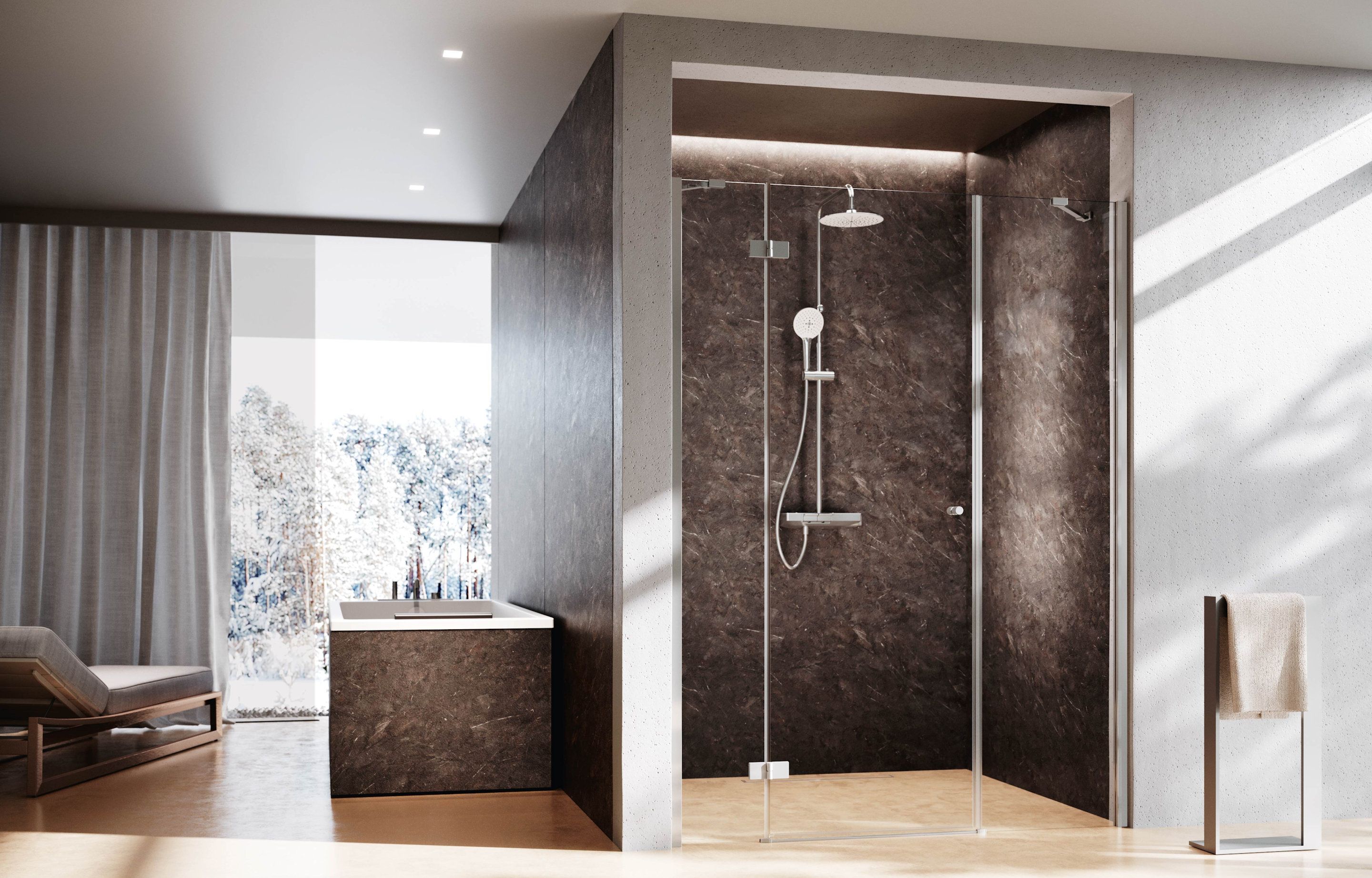 Parois de douche - NH G+F en alignement