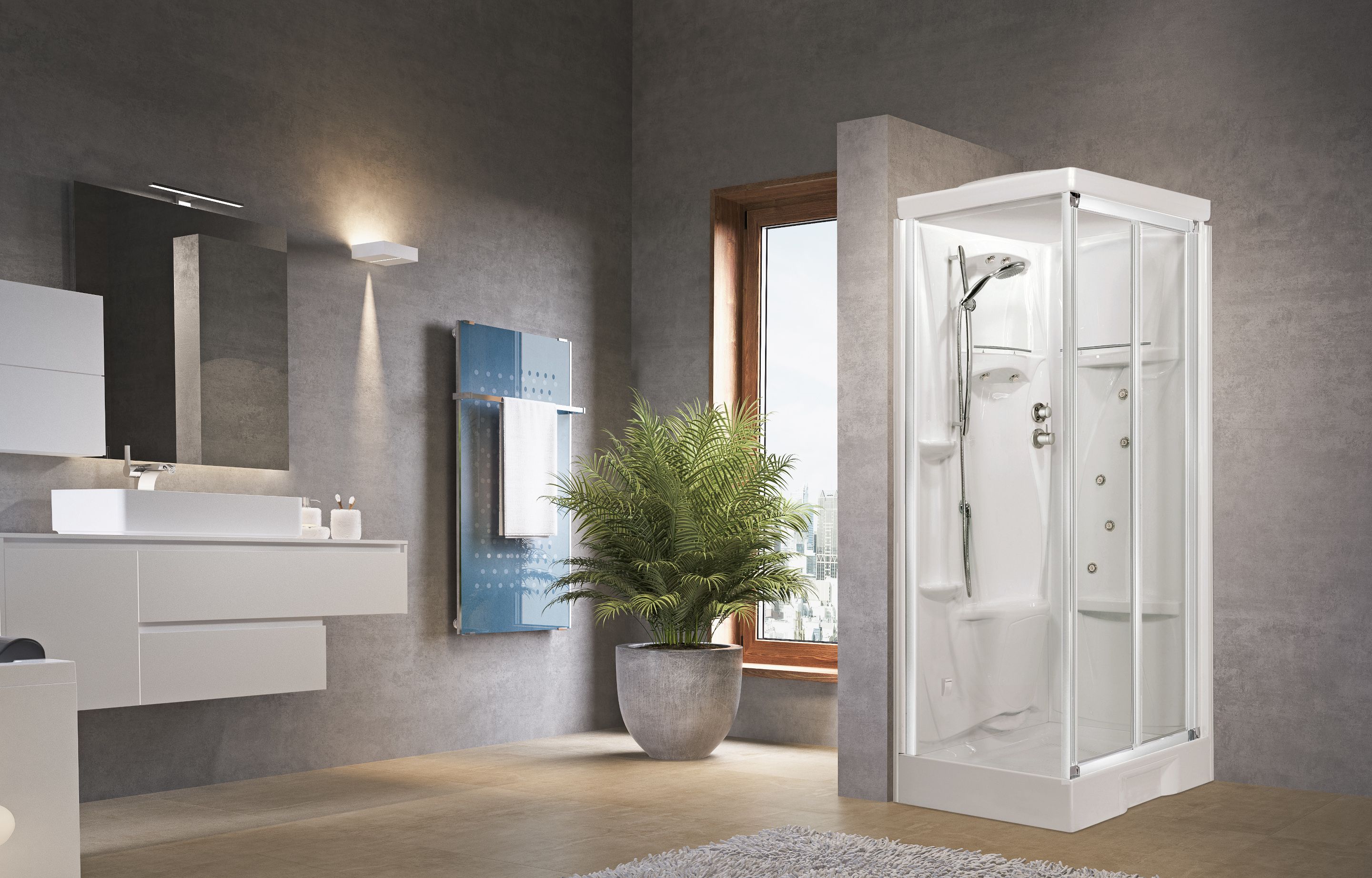 Cabines de douche - New Holiday 2P100X70