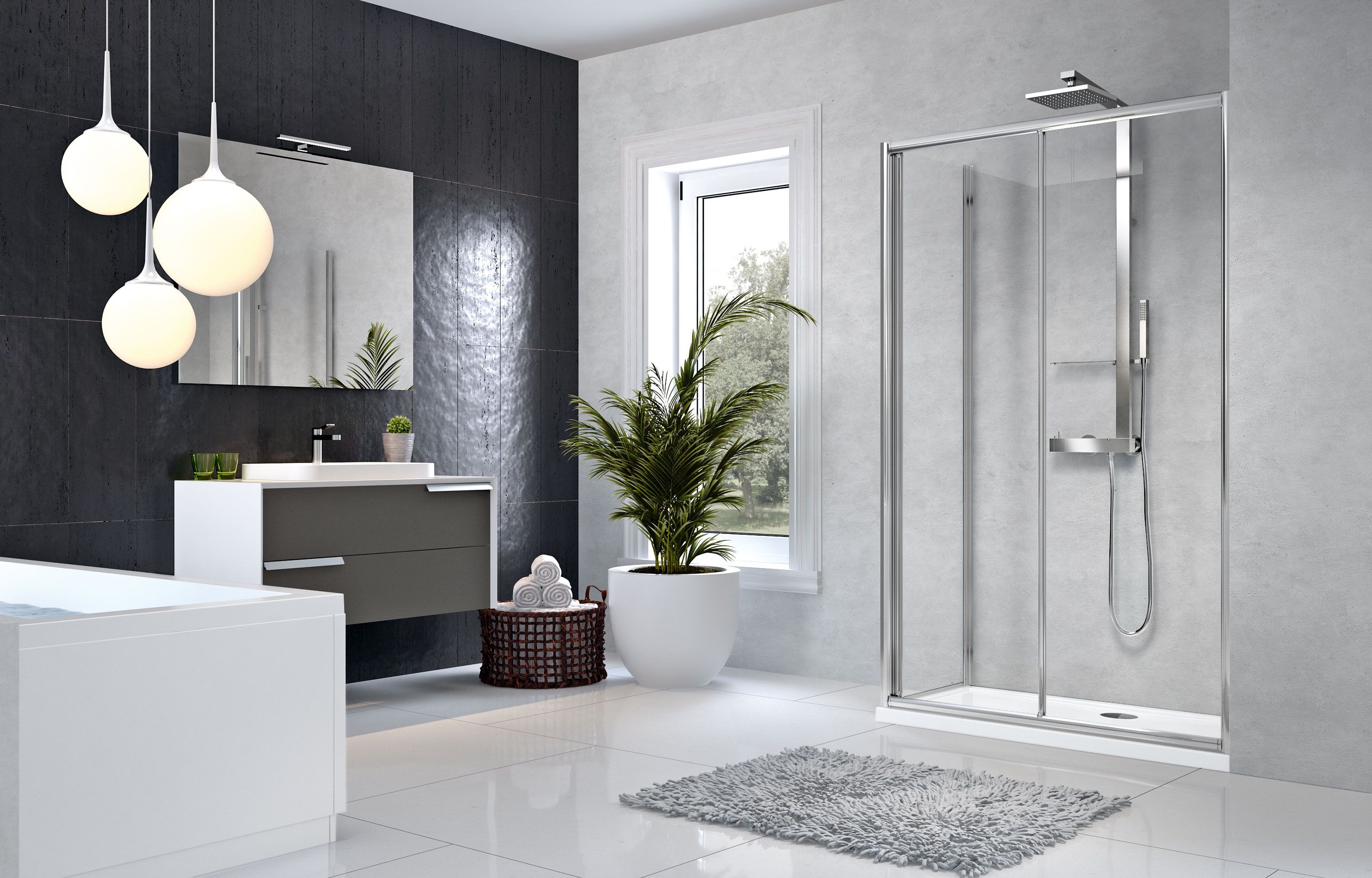 Parois de douche - Star 2P+F