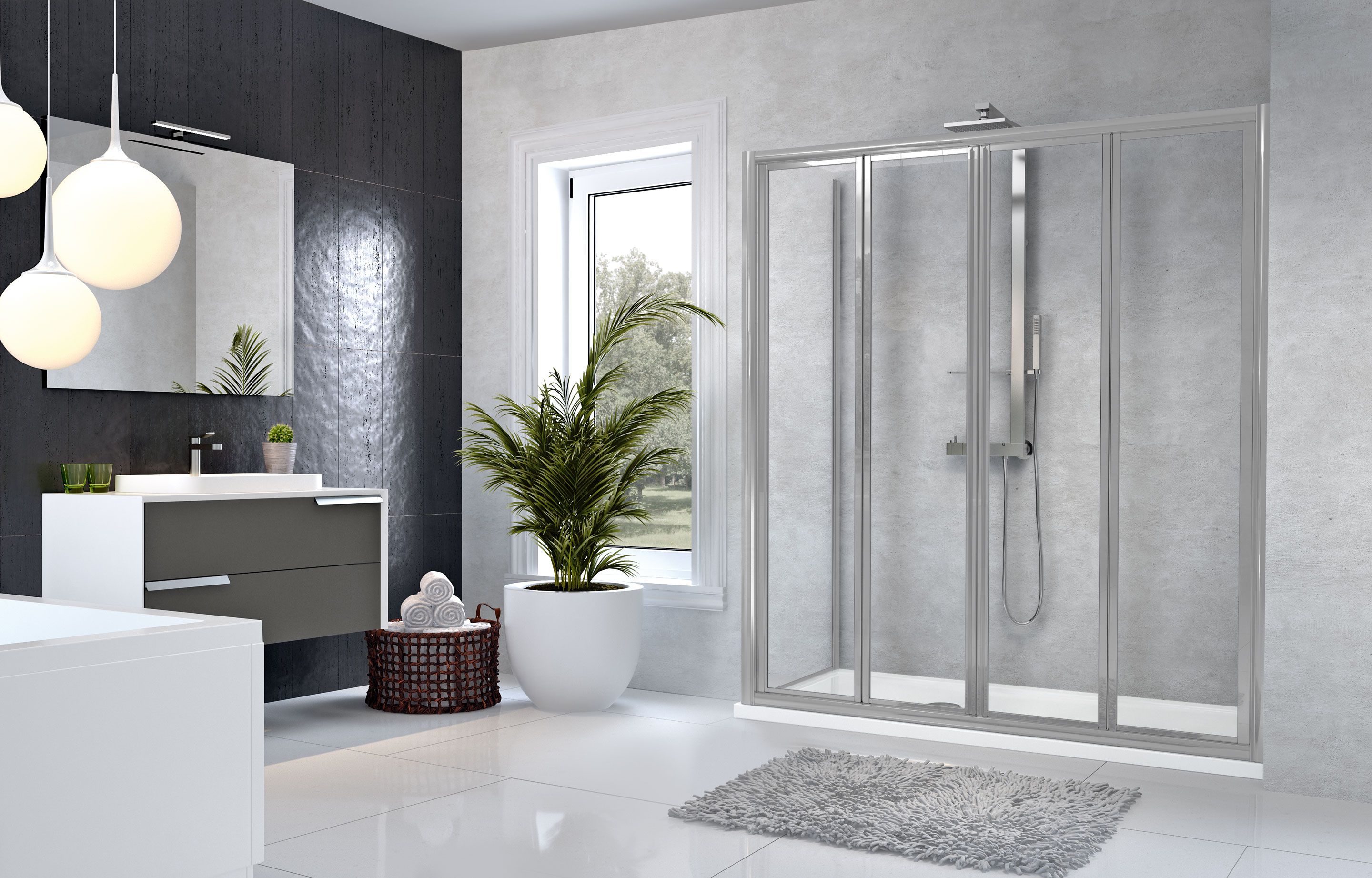 Parois de douche - Star 2S+F
