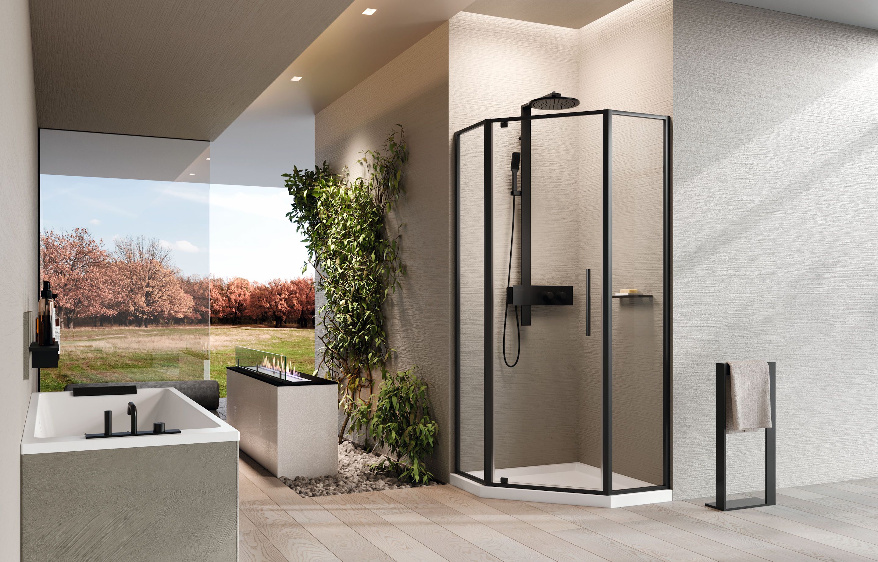 Parois de douche - RIGA PENTAGONO G