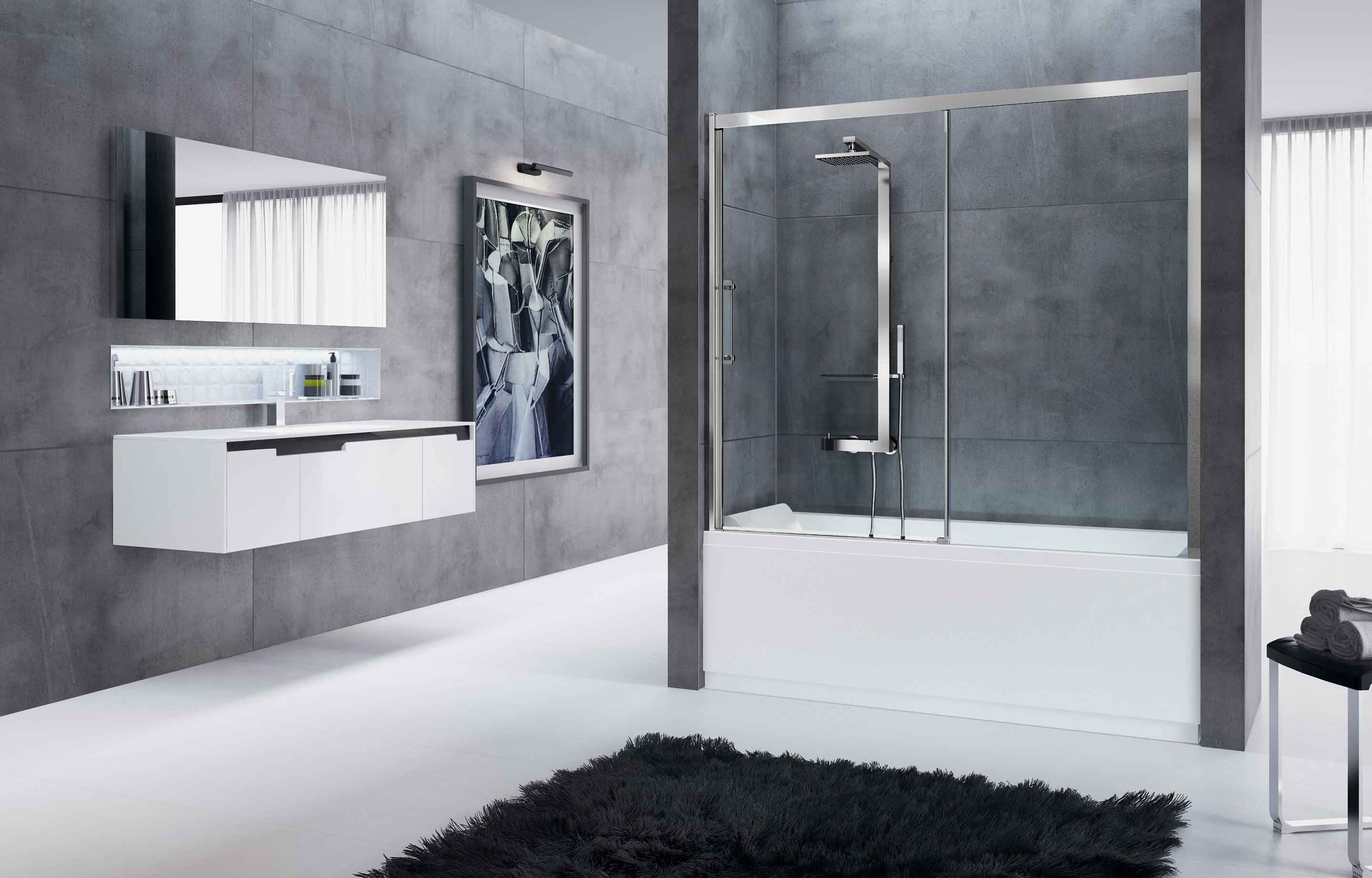 Pare-baignoires - Rose Rosse 2PV