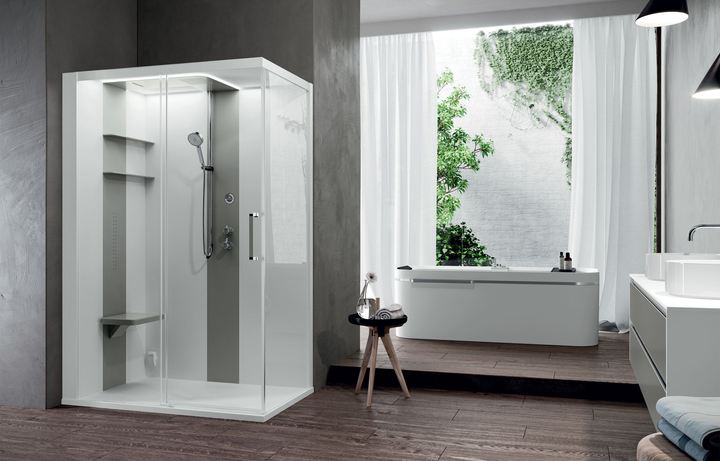 Cabines de douche - Skill 2P140X80