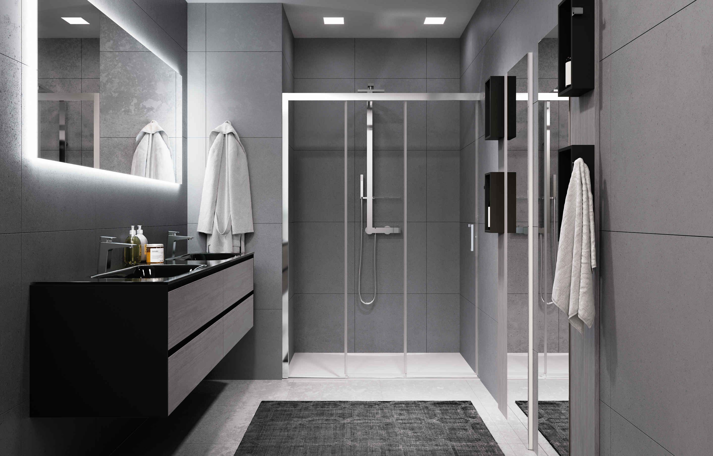 Parois de douche - Zephyros 2.0 3PH+FH